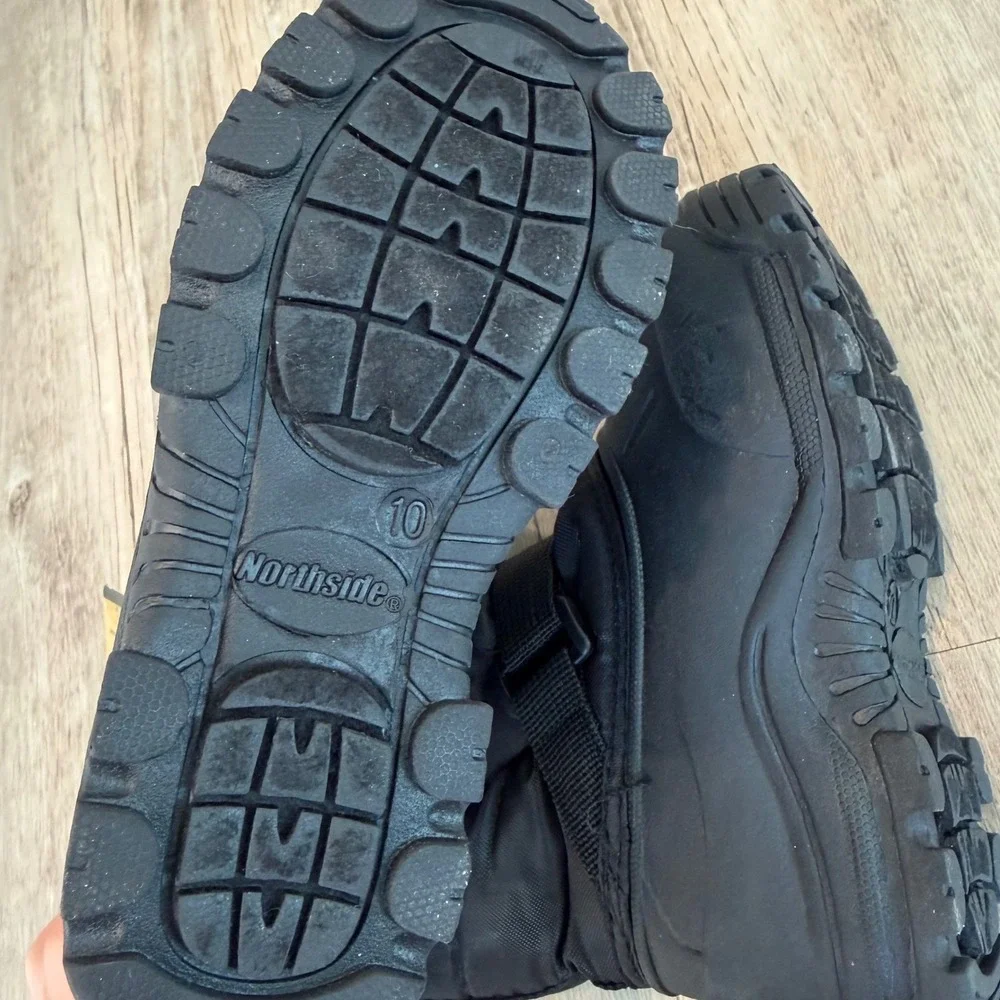 NWT Northside Kids Frosty Black Winter Snow Boots Thermolite Insulated Size‎ 10